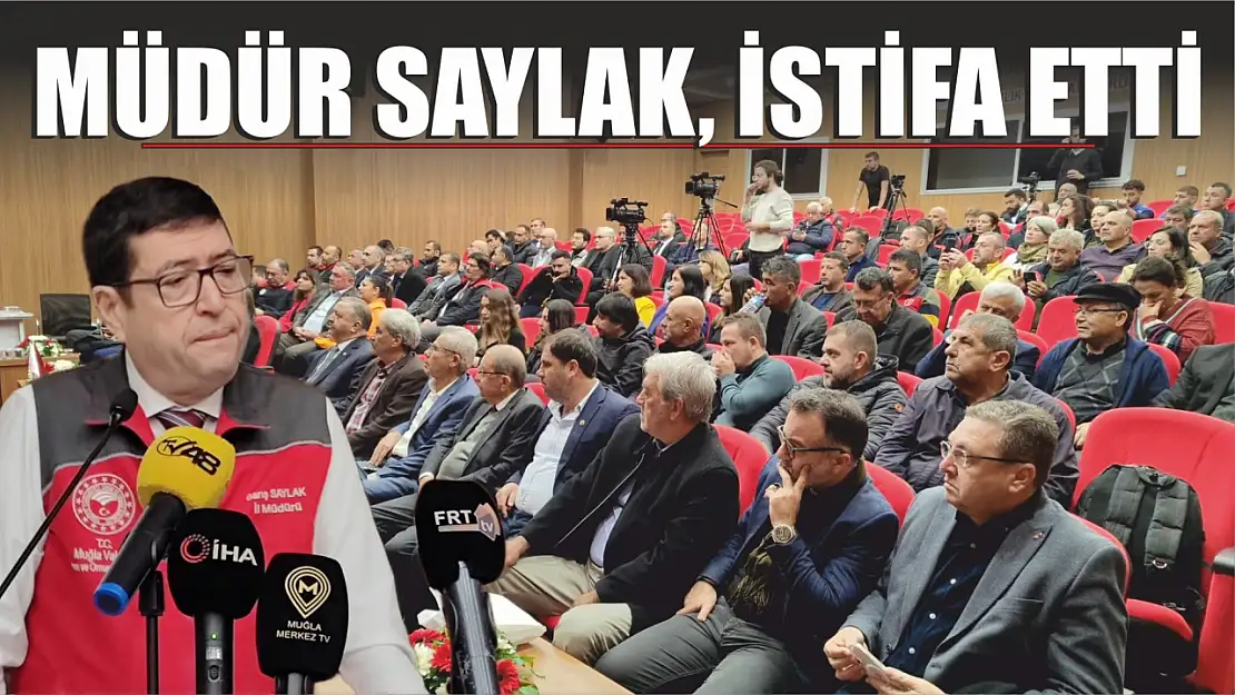 Müdür Saylak, istifa etti