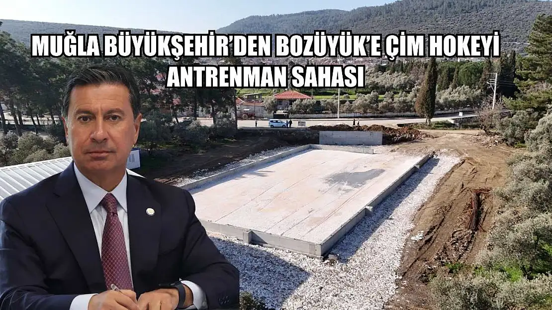 Muğla Büyükşehir'den Bozüyük'e Çim Hokeyi antrenman sahası