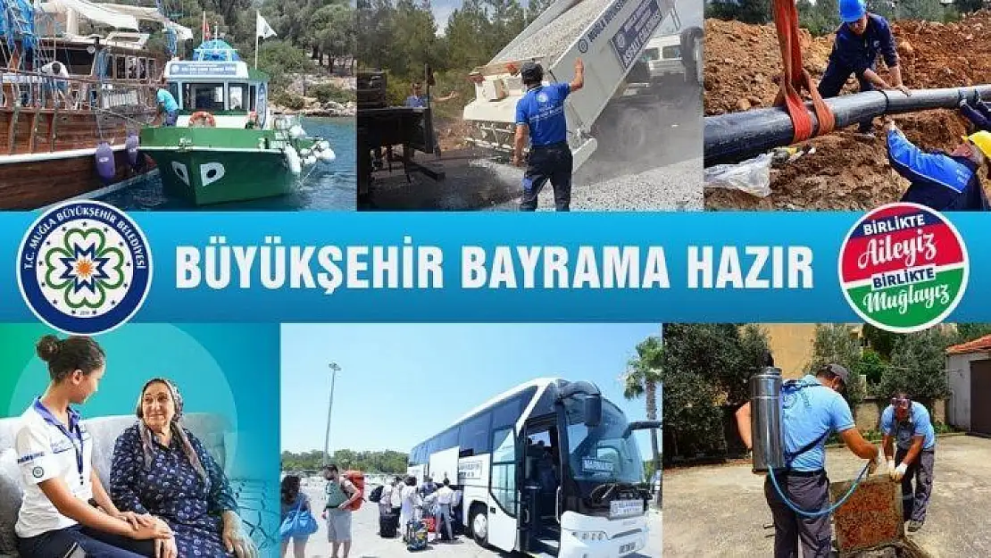 Muğla Büyükşehir ekipleri 24 saat görev başında