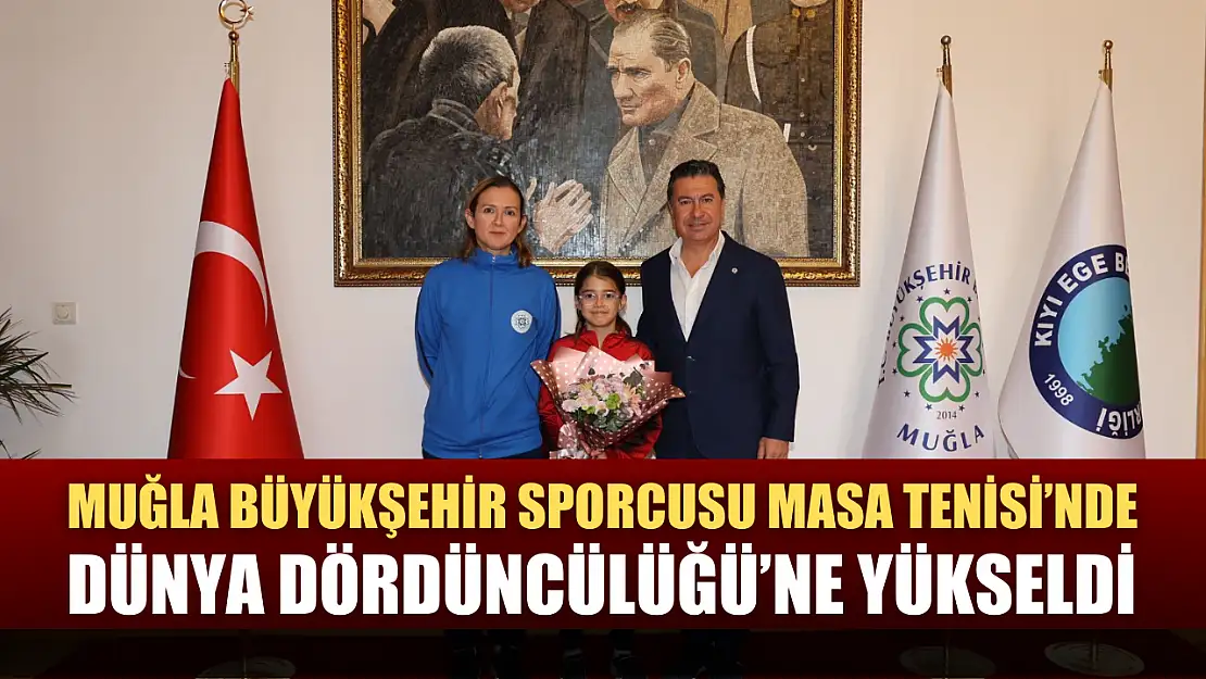 Muğla Büyükşehir Sporcusu Masa Tenisi'nde Dünya Dördüncülüğü'ne Yükseldi