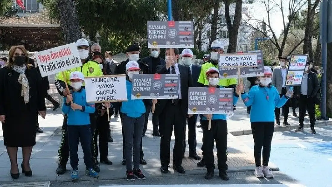 Muğla'da 'Yayalar kırmızı çizgimiz' etkinliği