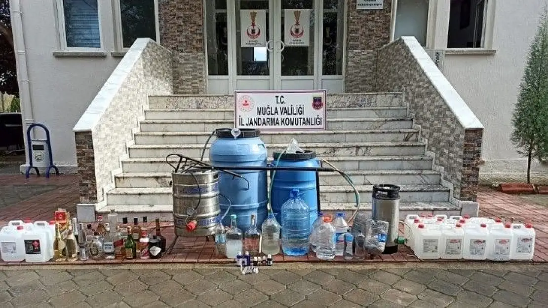 120 litre el yapımı alkol ele geçirildi