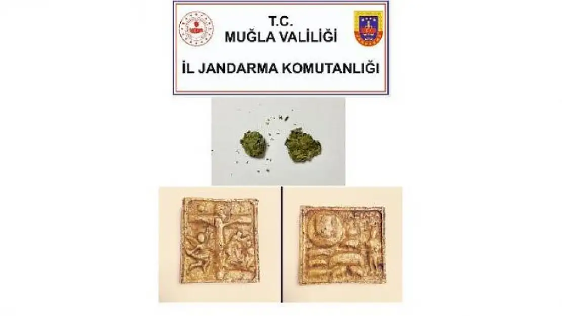 MUĞLA'DA 560 GRAM AĞIRLIĞINDA ALTIN TABLET ELE GEÇİRİLDİ