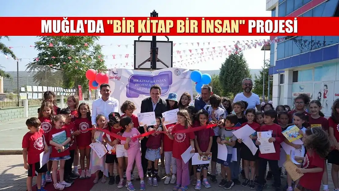 Muğla'da 'Bir Kitap Bir İnsan' projesi