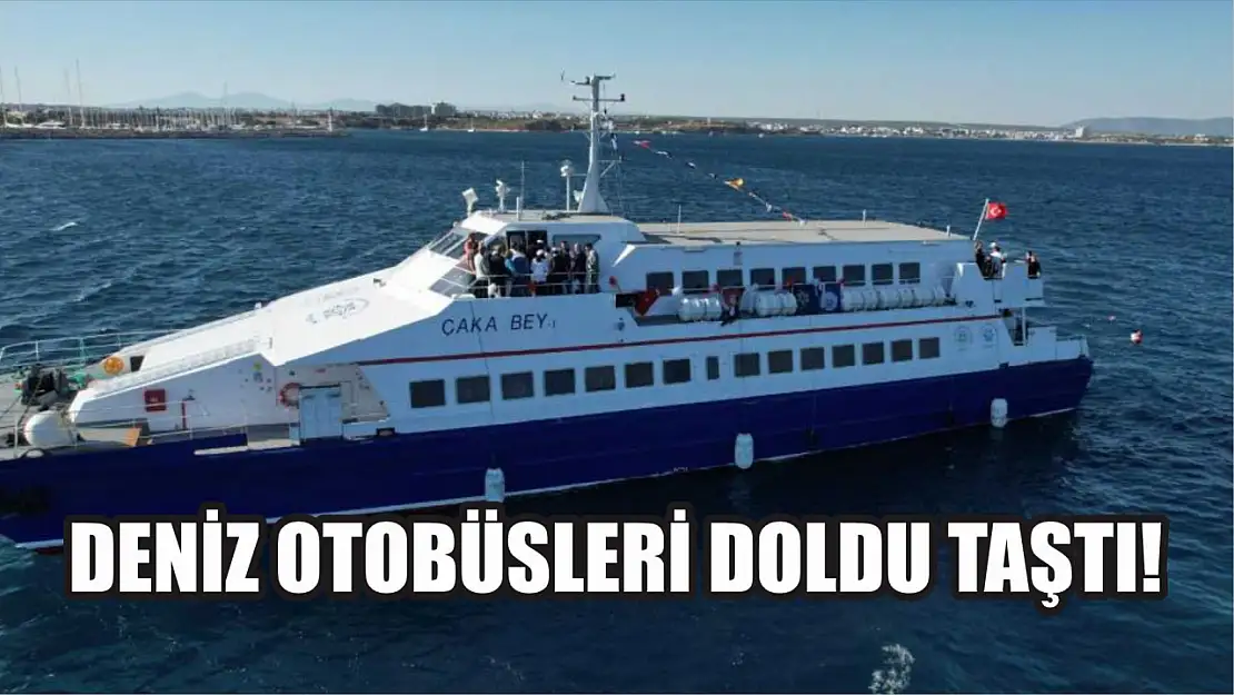 Muğla'da Deniz Otobüs Seferlerine Yoğun İlgi