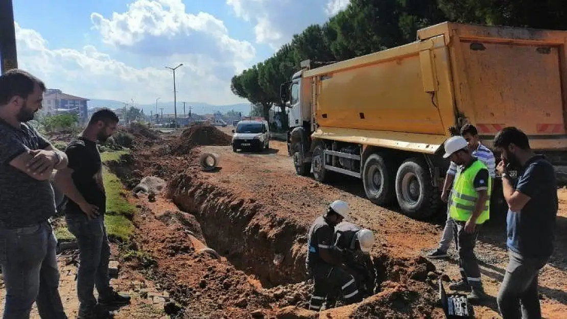 Muğla'da doğalgaz hattı patladı