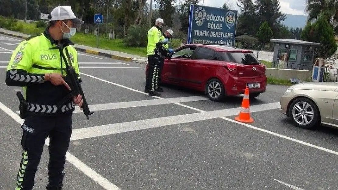 Muğla'da Jandarma ve polisten sıkı denetimi