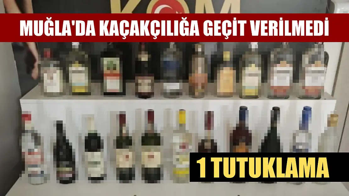 Muğla'da kaçakçılığa geçit verilmedi: 1 tutuklama