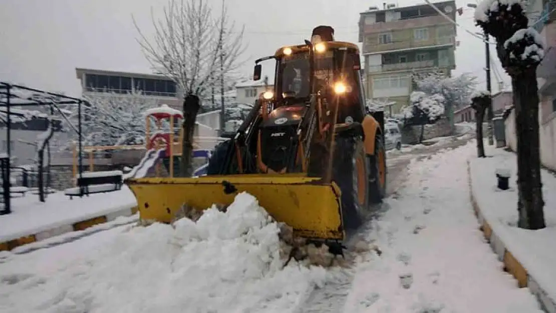 Muğla'da kar mesaisi