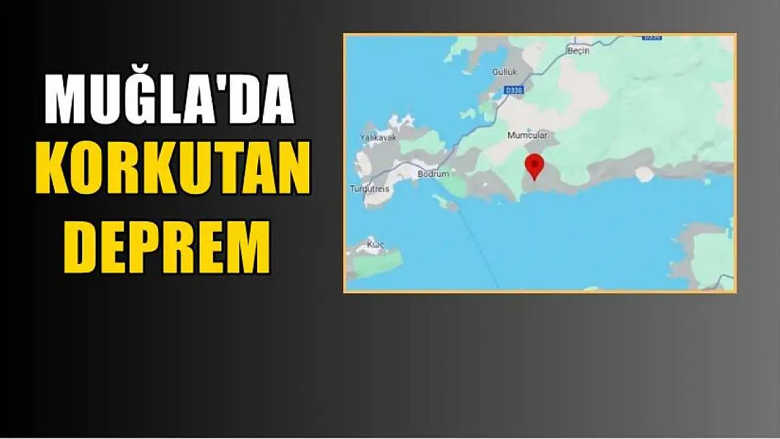 Muğla'da korkutan deprem