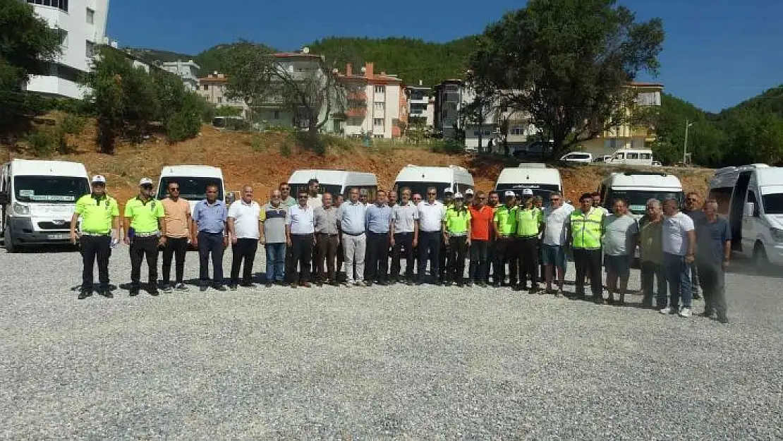 Muğla'da servis şoförlerine uygulamalı eğitim verildi