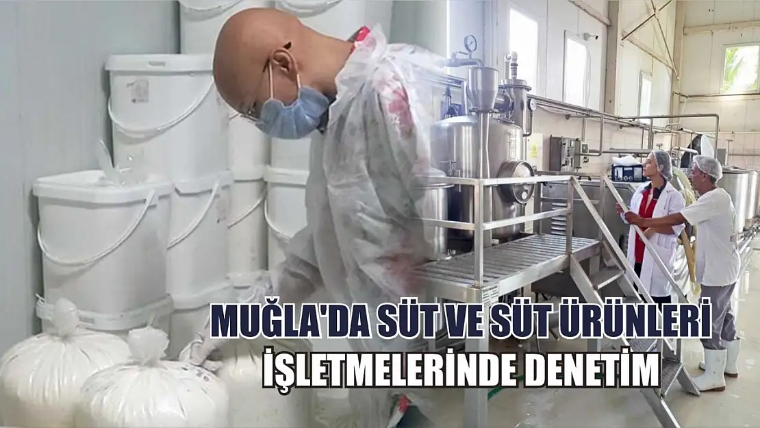 Muğla'da süt ve süt ürünleri işletmelerinde denetim