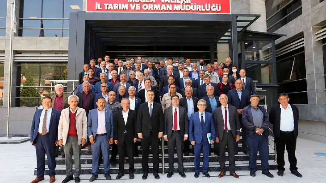 Muğla'da tarımsal sulama ve çözüm önerileri toplantısı