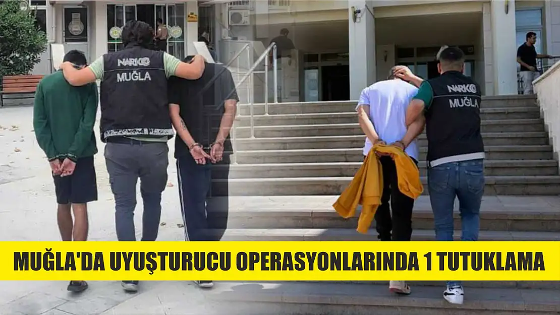 Muğla'da uyuşturucu operasyonlarında 1 tutuklama