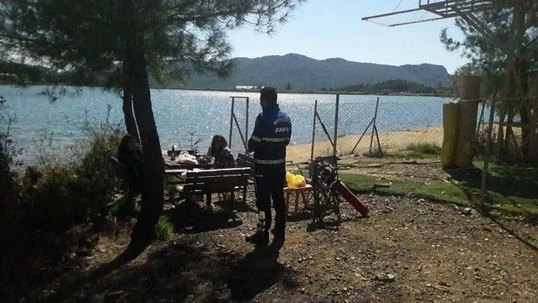 Muğla'da zabıtadan piknik ve asker uğurlama denetimi