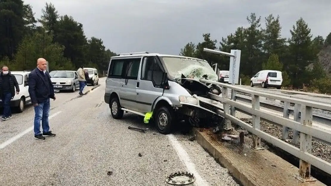 Muğla-Denizli karayolunda kaza: 1 yaralı