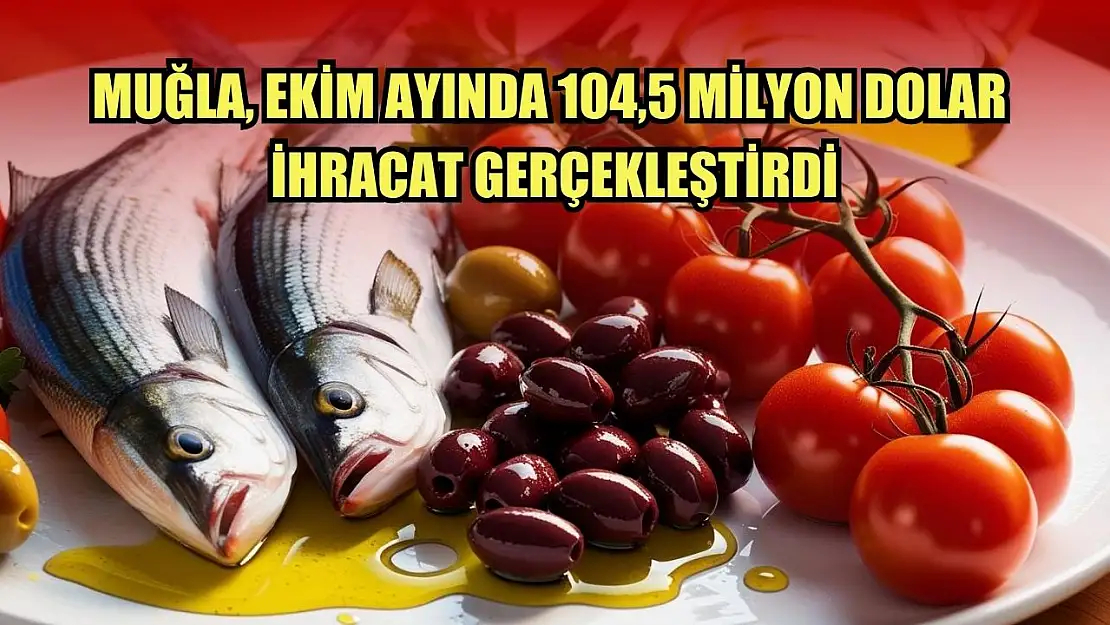 Muğla, Ekim ayında 104,5 milyon dolar ihracat gerçekleştirdi