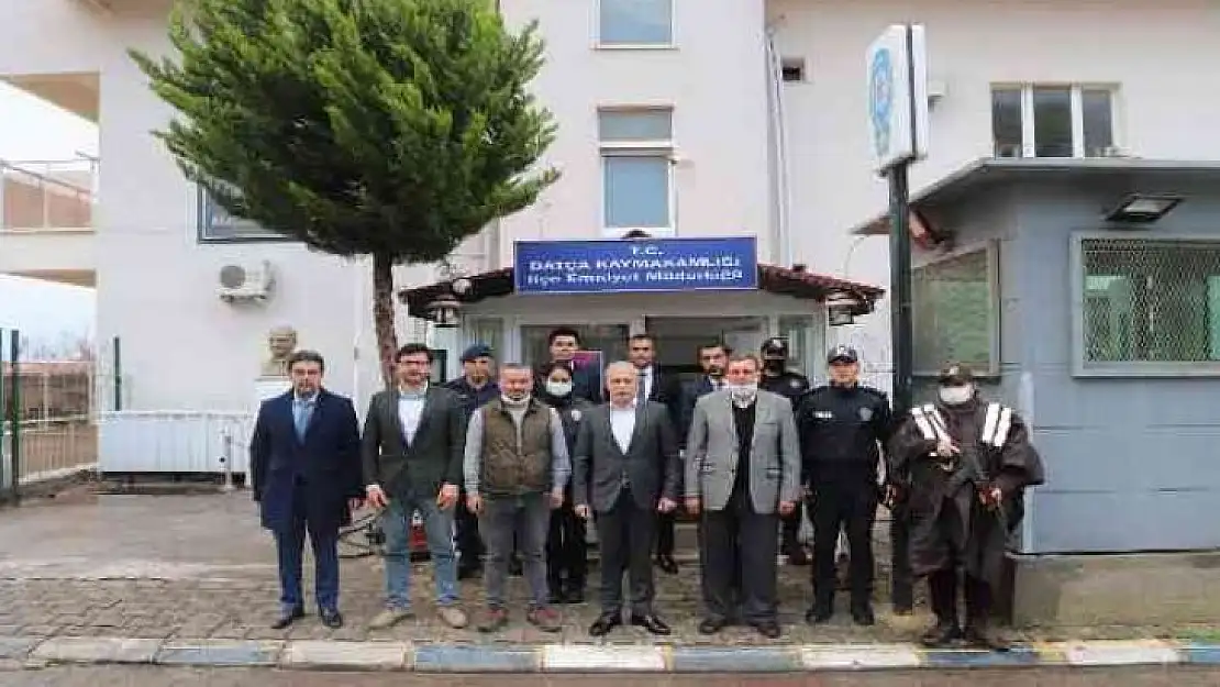 Muğla Emniyet Müdürü Dilberoğlu, Datçalı muhtarlar ile görüştü