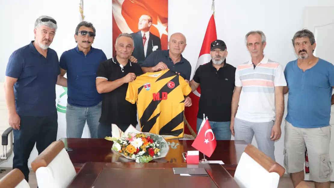 MUĞLA İDMAN YURDU MASTERLAR'DAN MUĞLASPOR'A ZİYARET