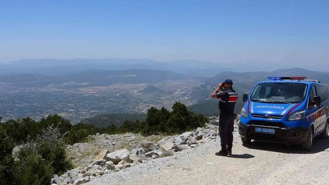 Muğla Jandarması orman yangını teyakkuzunda