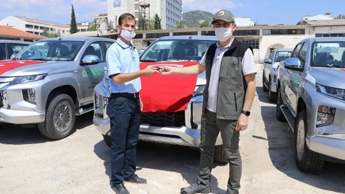 Muğla OBM araç parkına 80 yeni araç eklendi