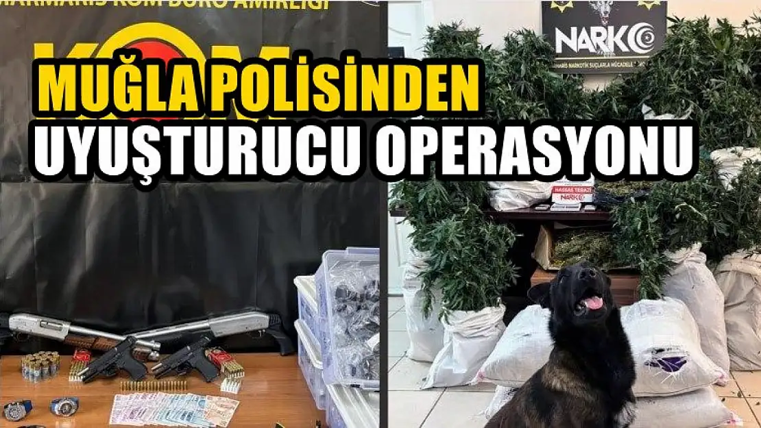 Muğla polisinden uyuşturucu operasyonu