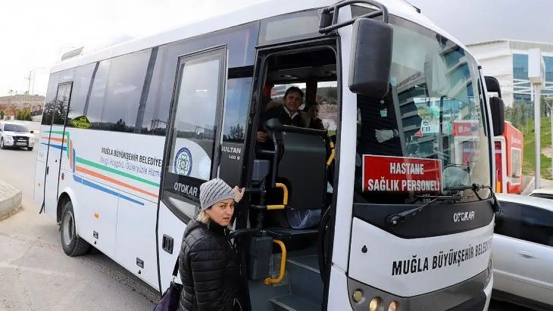 Muğla'da 11 İlçede Sağlık Çalışanlarına Ücretsiz Servis