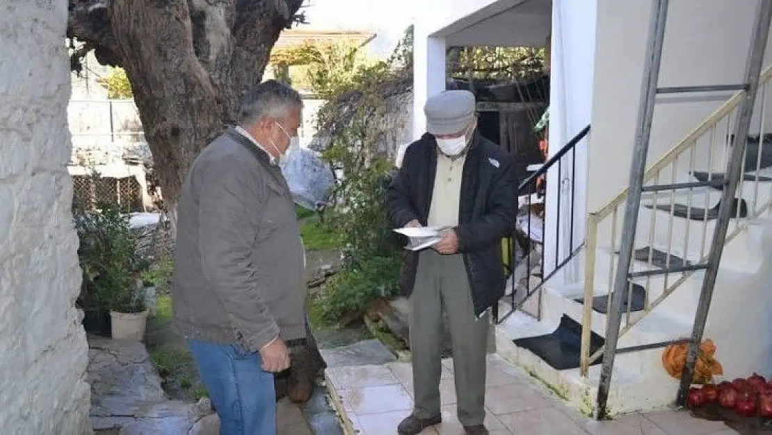 Muhtar Arıcan kısıtlama sürecinde görevinin başındaydı