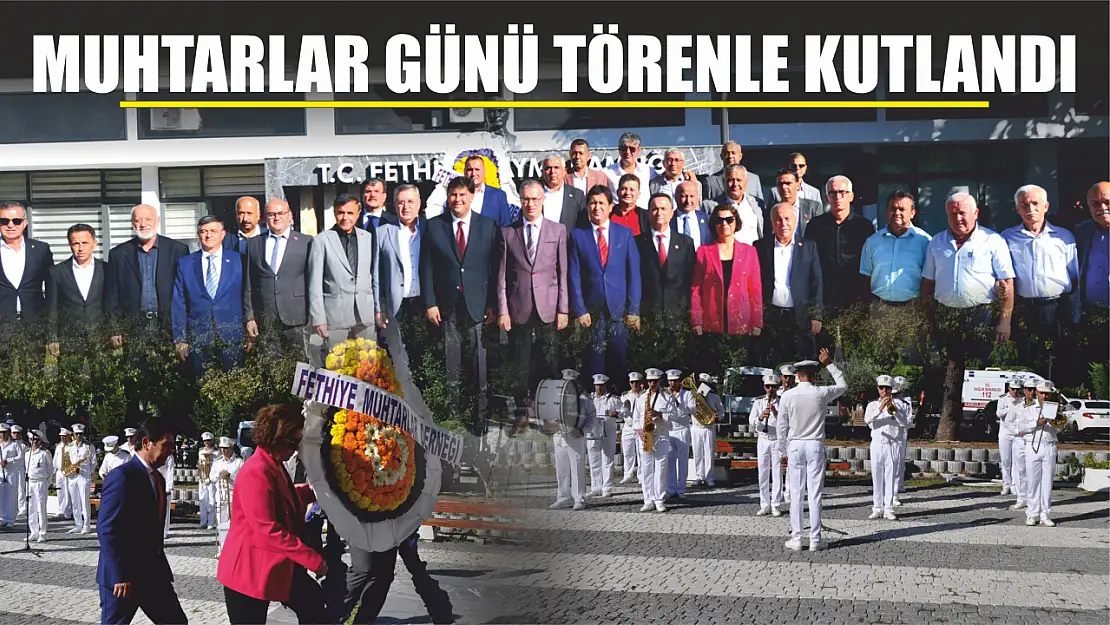 Muhtarlar Günü Törenle Kutlandı