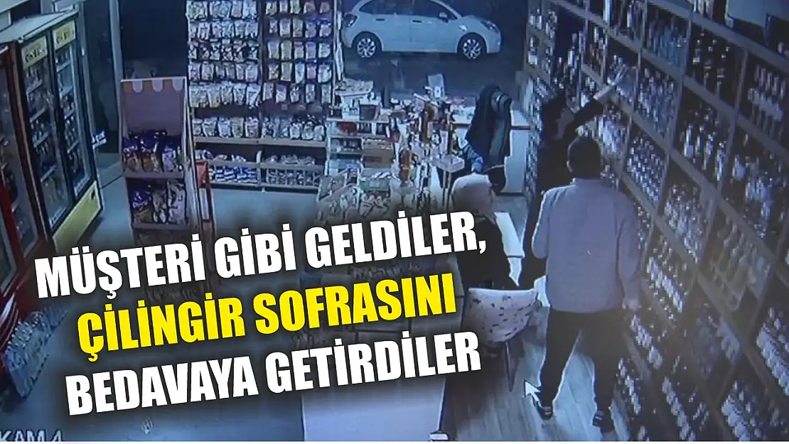 Müşteri gibi geldiler, çilingir sofrasını bedavaya getirdiler