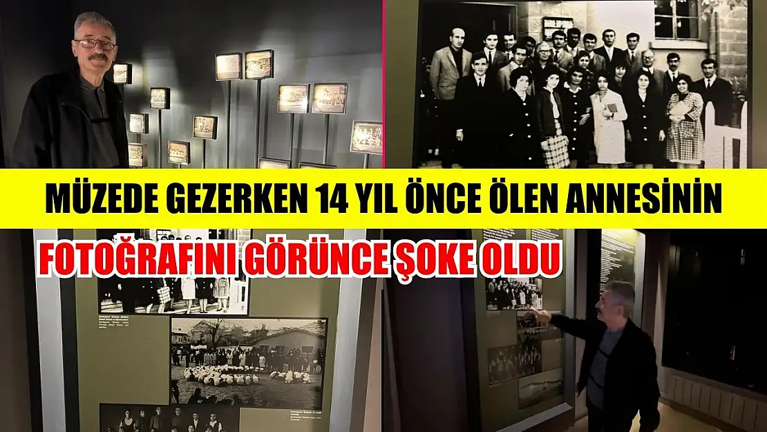 Müzede gezerken 14 yıl önce ölen annesinin fotoğrafını görünce şoke oldu