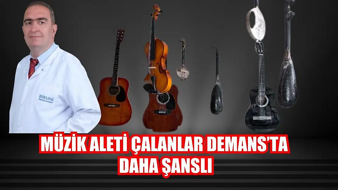 Müzik aleti çalanlar demans'ta daha şanslı