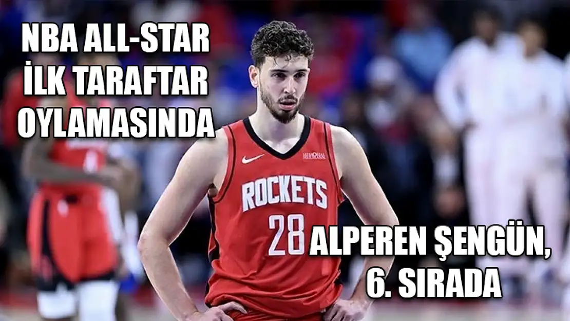 NBA All-Star ilk taraftar oylamasında Alperen Şengün, 6. sırada