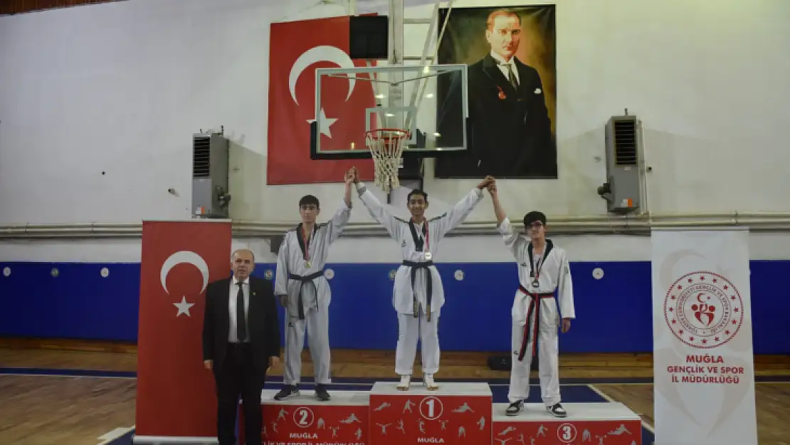 Okul Sporlarında taekwondo şampiyonları belli oldu