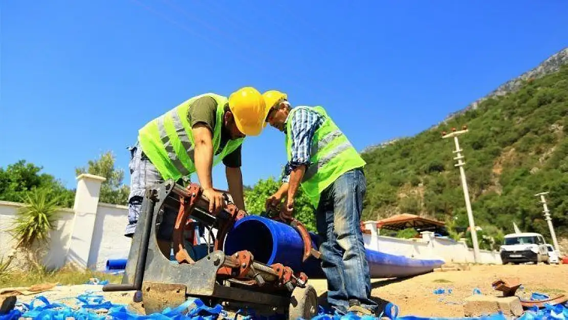 Ölüdeniz içme suyu çalışmalarında sona yaklaşıldı