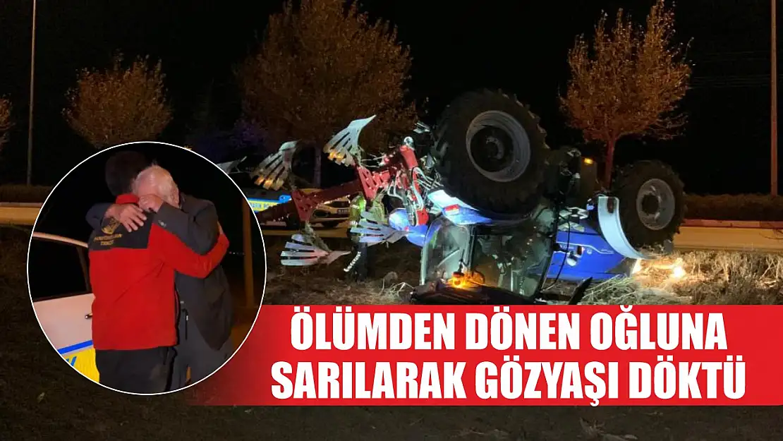 Ölümden dönen oğluna sarılarak gözyaşı döktü