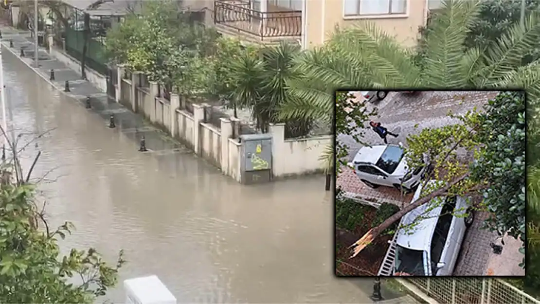 Önce Fırtına, Sonra Sağanak Yağış Etkili Oldu