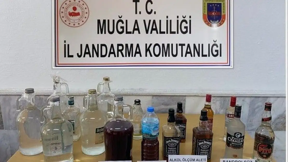 Ortaca'da kaçak içki operasyonu