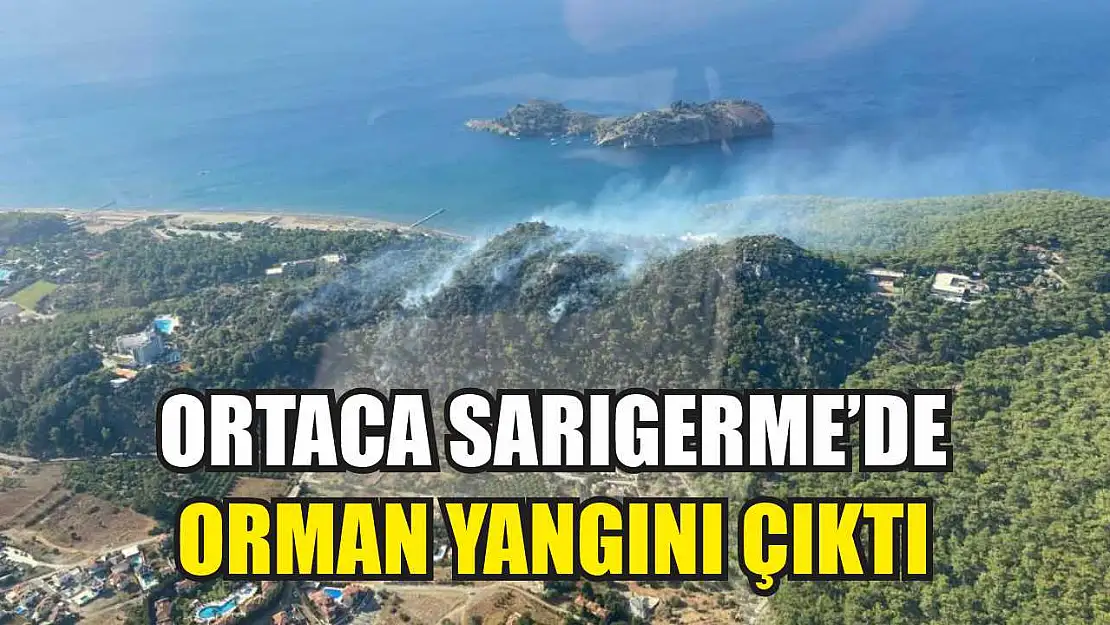 Ortaca Sarıgerme'de Orman Yangını Çıktı
