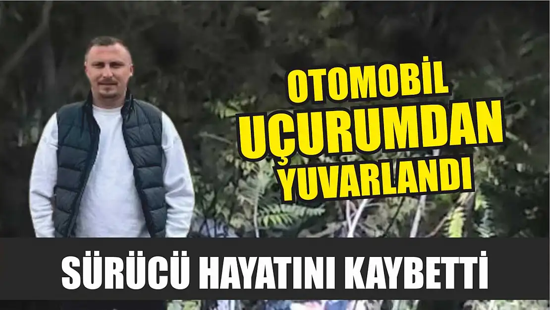 Otomobil uçurumdan yuvarlandı: Sürücü hayatını kaybetti