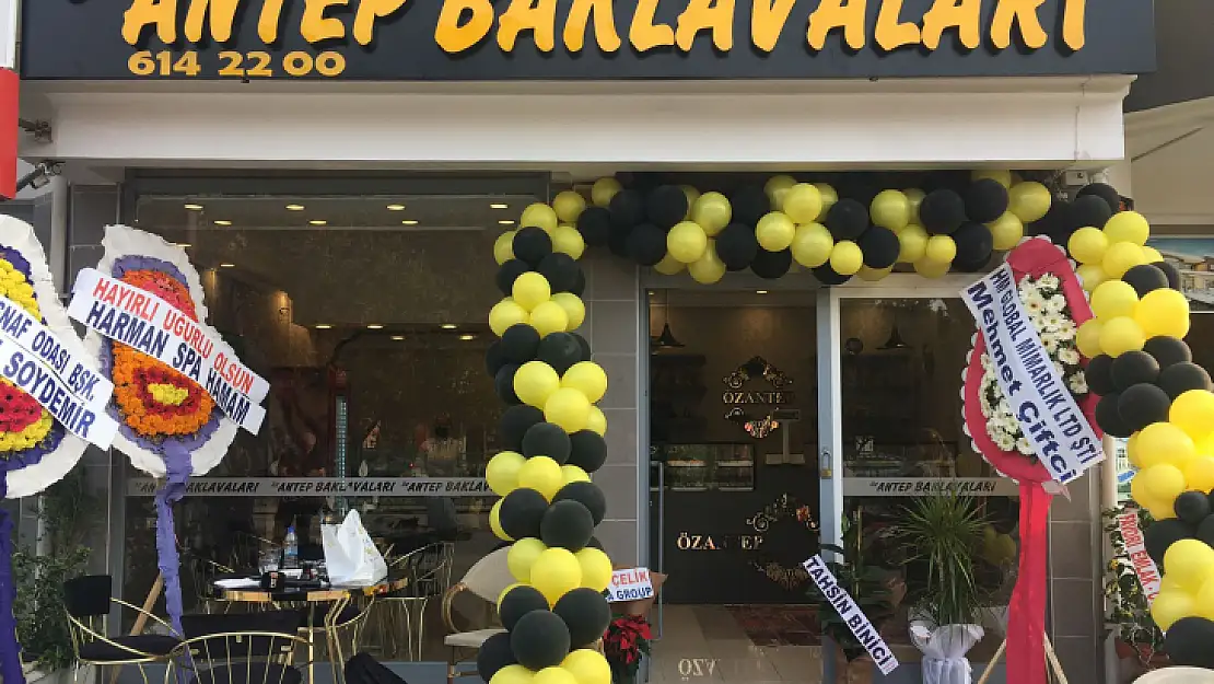 Özantep baklavaları Fethiye'de hizmete girdi