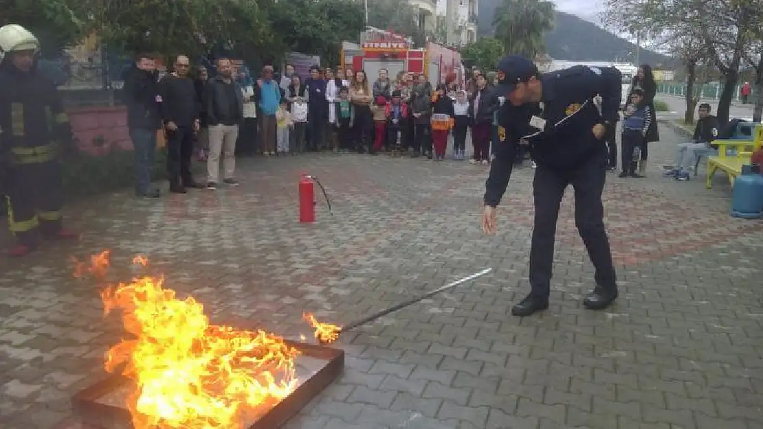 Özel Çocuklar Yangın Tatbikatında