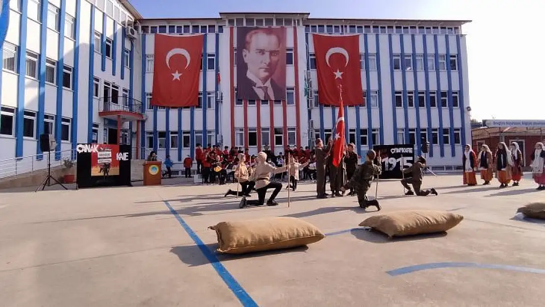 Özel Fethiye'de Çanakkale Zaferinin 107. yılı coşkusu