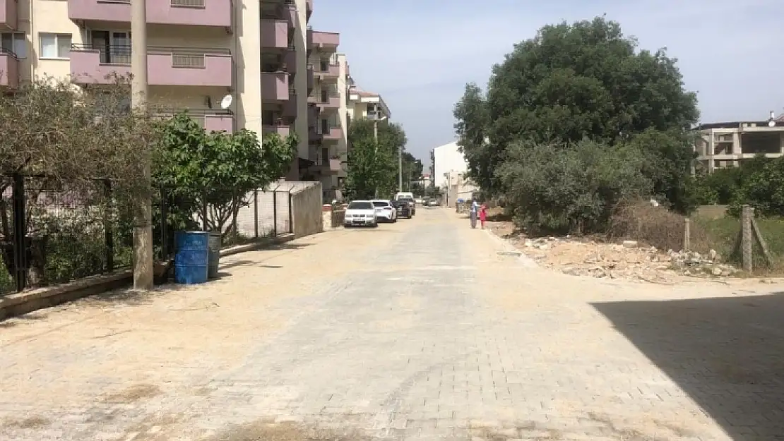 Parke kaplama çalışmaları tamamlandı