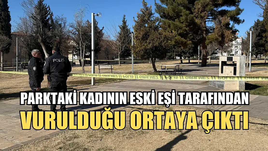 Parktaki kadının eski eşi tarafından vurulduğu ortaya çıktı