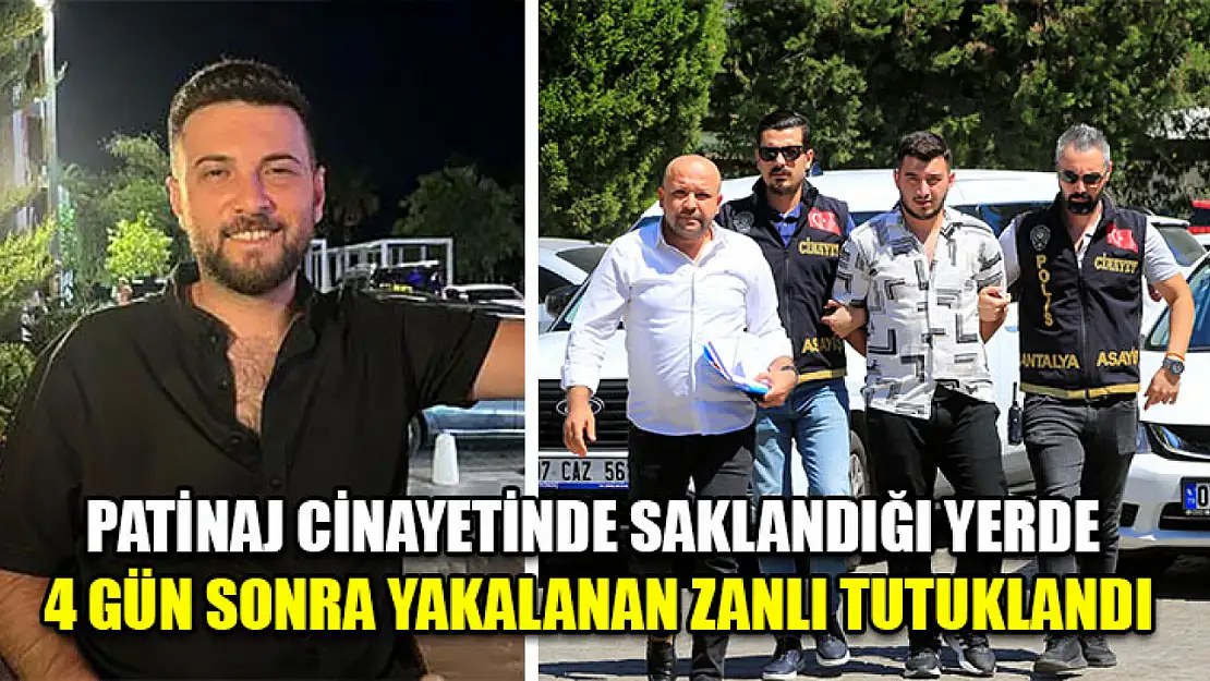 Patinaj cinayetinde saklandığı yerde 4 gün sonra yakalanan zanlı tutuklandı