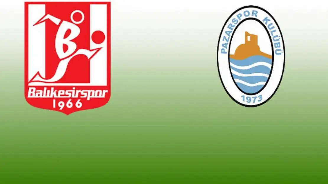 Pazarspor ile Balıkesirspor küme düştü