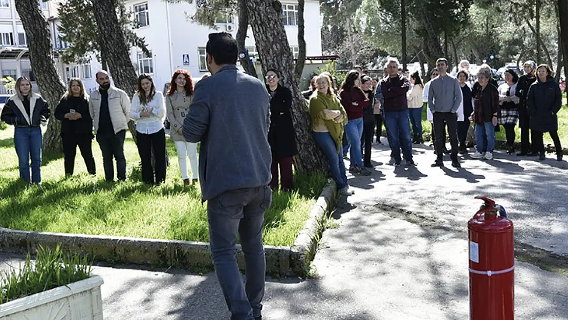 Personellere Yönelik Yangın Tatbikatı Yapıldı