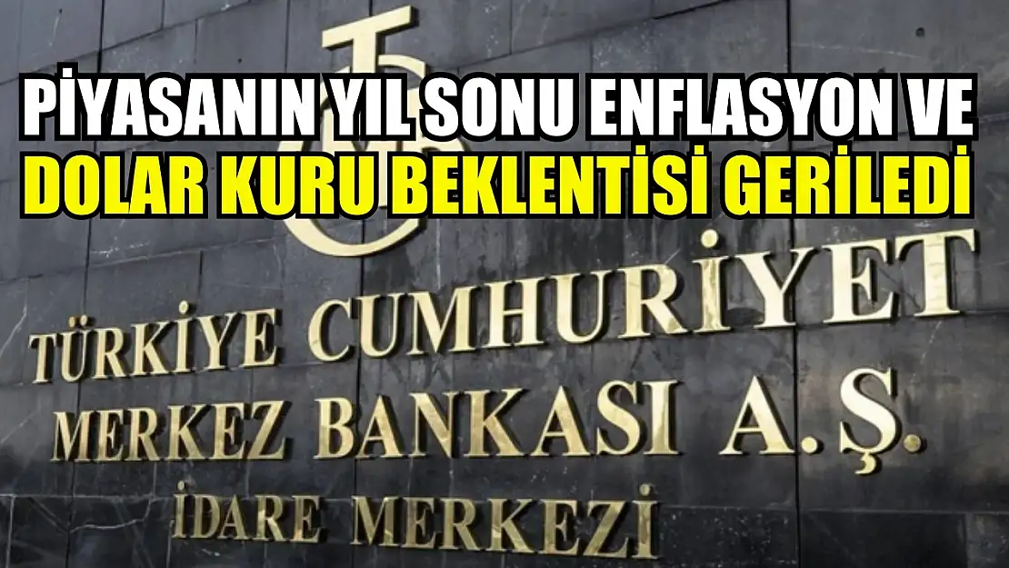 Piyasanın yıl sonu enflasyon ve dolar kuru beklentisi geriledi