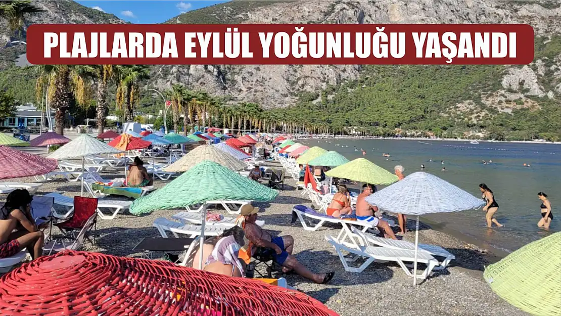 Milas plajlarında Eylül yoğunluğu yaşandı